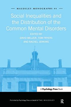 portada Social Inequalities and the Distribution of the Common Mental Disorders
