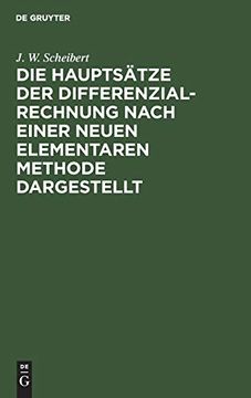 portada Die Hauptsätze der Differenzialrechnung Nach Einer Neuen Elementaren Methode Dargestellt (in German)