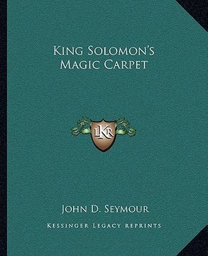 portada king solomon's magic carpet (en Inglés)