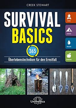 portada Survival Basics: 365 Überlebenstechniken für den Ernstfall (en Alemán)