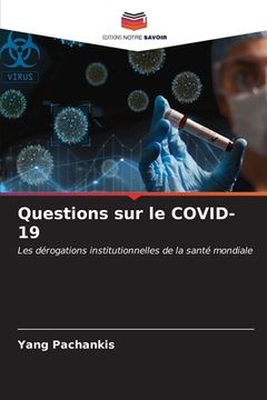 portada Questions sur le COVID-19 (en Francés)