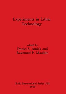 portada Experiments in Lithic Technology (Pa-Lith) (en Inglés)