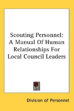 portada scouting personnel: a manual of human relationships for local council leaders (in English)