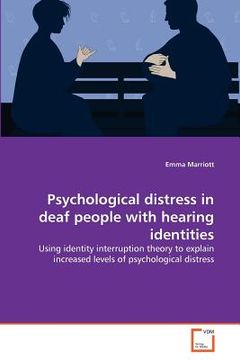 portada psychological distress in deaf people with hearing identities (en Inglés)