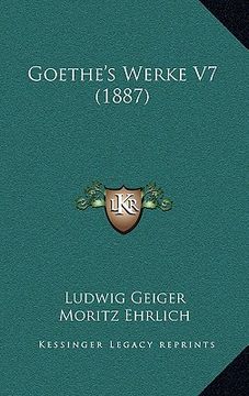 portada Goethe's Werke V7 (1887) (en Alemán)