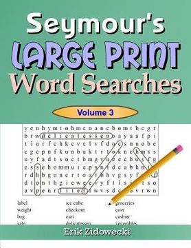 portada Seymour's Large Print Word Searches - Volume 3 (in English)