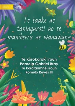 portada The Laxy Grasshopper and the Wise Bee - Te taake ae e taningaroti ao te manibeeru ae wanawana (Te Kiribati) (en Inglés)