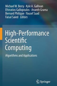 portada High-Performance Scientific Computing: Algorithms and Applications (en Inglés)