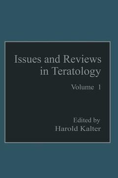 portada Issues and Reviews in Teratology: Volume 1 (en Inglés)