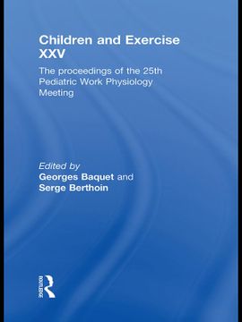 portada Children and Exercise xxv (in English)