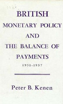 portada british monetary policy and the balance of payments, 1951-1957 (in English)