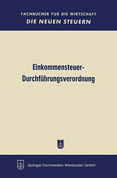 portada Einkommensteuer-Durchführungsverordnung (Fachbücher für die Wirtschaft) (German Edition)