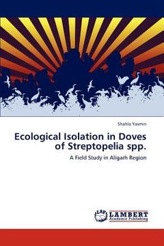 portada ecological isolation in doves of streptopelia spp.