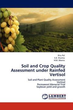 portada soil and crop quality assessment under rainfed vertisol (en Inglés)