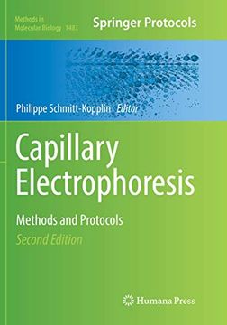 portada Capillary Electrophoresis: Methods and Protocols (Methods in Molecular Biology, 1483) (in English)