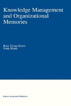 portada knowledge management and organizational memories (en Inglés)