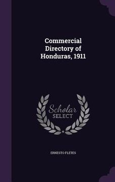 portada Commercial Directory of Honduras, 1911