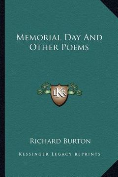 portada memorial day and other poems (in English)