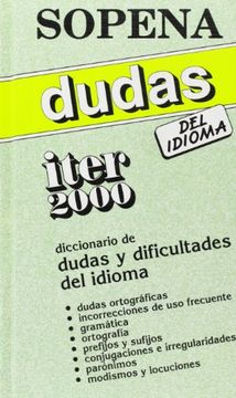 portada ITER 2000 DICC.DUDAS Y DIFICULTADES DEL IDIOMA (in Spanish)