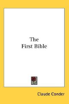 portada the first bible (en Inglés)