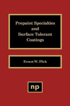 portada prepaint specialties and surface tolerant coatings (en Inglés)