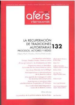 portada Revista Cidob d Afers 132: La Recuperacion de Tradiciones Autoritarias