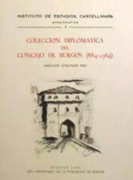 portada Coleccion Diplomatica Concejo Burgos (in Spanish)