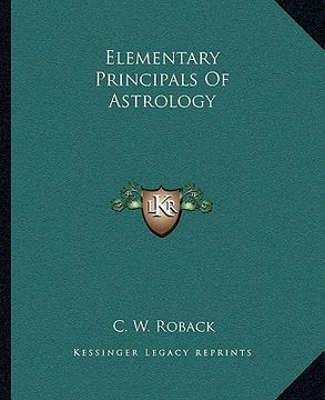 portada elementary principals of astrology (en Inglés)