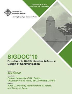 portada sigdoc 10 proceedings of the 28th acm international conference on design of communication (in English)
