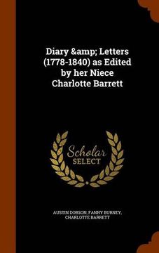 portada Diary & Letters (1778-1840) as Edited by her Niece Charlotte Barrett