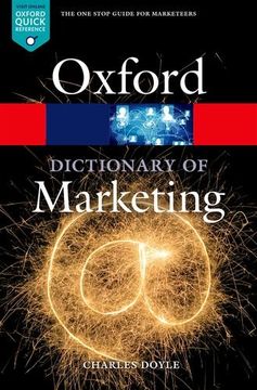 portada A Dictionary of Marketing (Oxford Quick Reference)