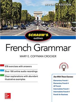 portada Schaum's Outline of French Grammar, Seventh Edition (Schaum's Outlines) (in English)