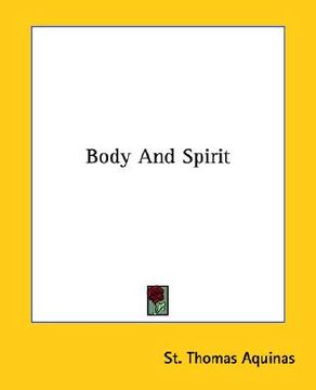 portada body and spirit (en Inglés)