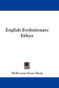 portada english evolutionary ethics (en Inglés)