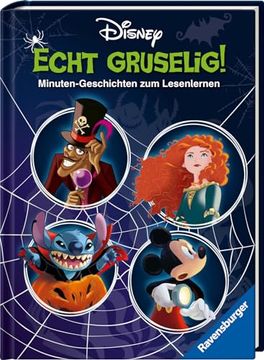 portada Disney: Gruselige Minuten-Geschichten zum Lesenlernen - Erstlesebuch ab 7 Jahren - 2. Klasse de Annette Neubauer(Ravensburger Verlag Gmbh) (en Alemán)