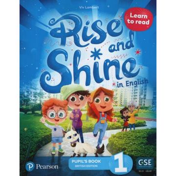 portada Rise and Shine in English 1 Pupil's Book Pearson [Learn to Read] [British Edition] [Cefr a1]
