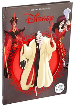 portada Disney Classics: 3 Wicked Villains (Disney Die-Cut Classics) (en Inglés)
