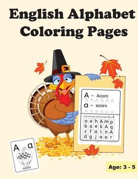 portada English Alphabet Coloring Pages: Uppercase and Lowercase Letters