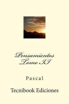 portada Pensamientos. Tomo II (in Spanish)