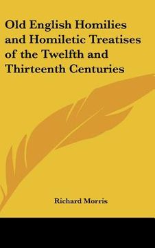 portada old english homilies and homiletic treatises of the twelfth and thirteenth centuries (in English)