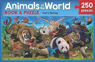 portada Animals of the World Book and Puzzle (in English)