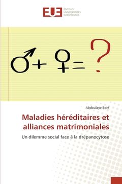 portada Maladies héréditaires et alliances matrimoniales (in French)