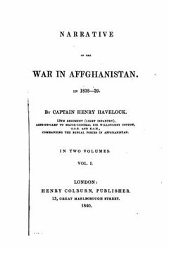 portada Narrative of the War in Affghanistan, 1838-39 - Vol. I