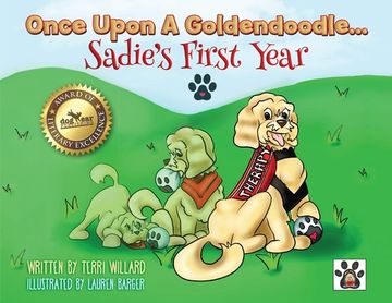 portada Once Upon A Goldendoodle...Sadie's First Year (en Inglés)