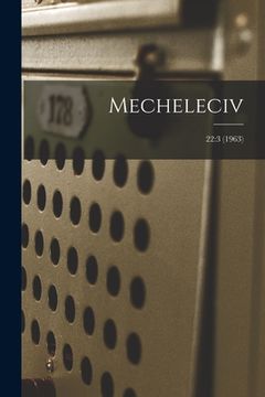 portada Mecheleciv; 22: 3 (1963) (en Inglés)