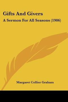 portada gifts and givers: a sermon for all seasons (1906)