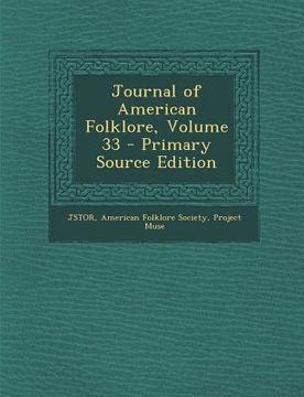 portada Journal of American Folklore, Volume 33 (en Latin)