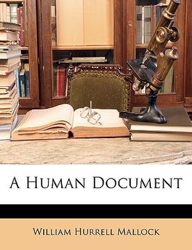 portada a human document (en Inglés)
