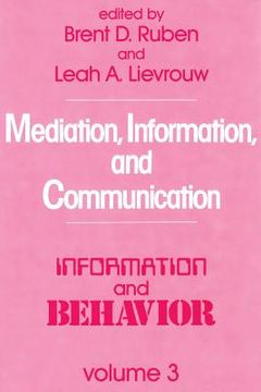 portada mediation, information, and communication (in English)