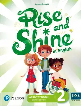 portada Rise and Shine in English 2 Activity Book Pearson [British Edition] [Cefr a1] (in English)